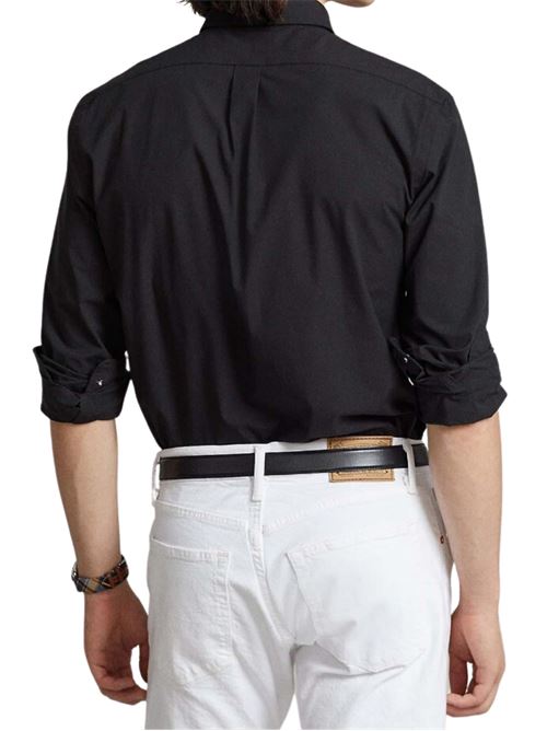 Camicia Uomo nero con polsini con bottoni POLO RALPH LAUREN | 710832480006